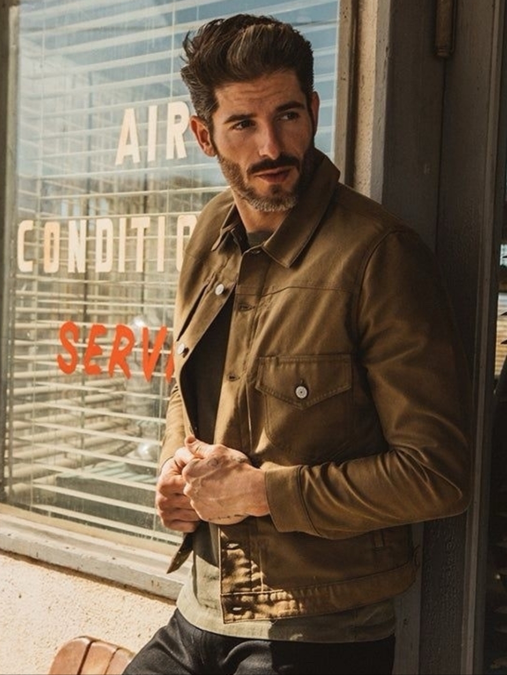 Hiroshi Kato Moleskin Jacket in Coyote